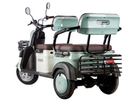 Электротрицикл Gelbert Beta 48V/60V 800Вт (черный)